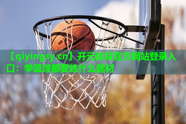 学篮球都要练什么器材