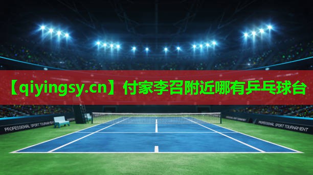 付家李召附近哪有乒乓球台
